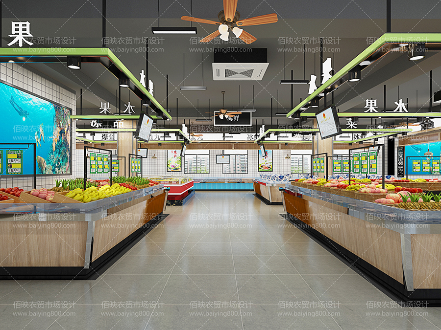 打鐵關農貿市場設計案例