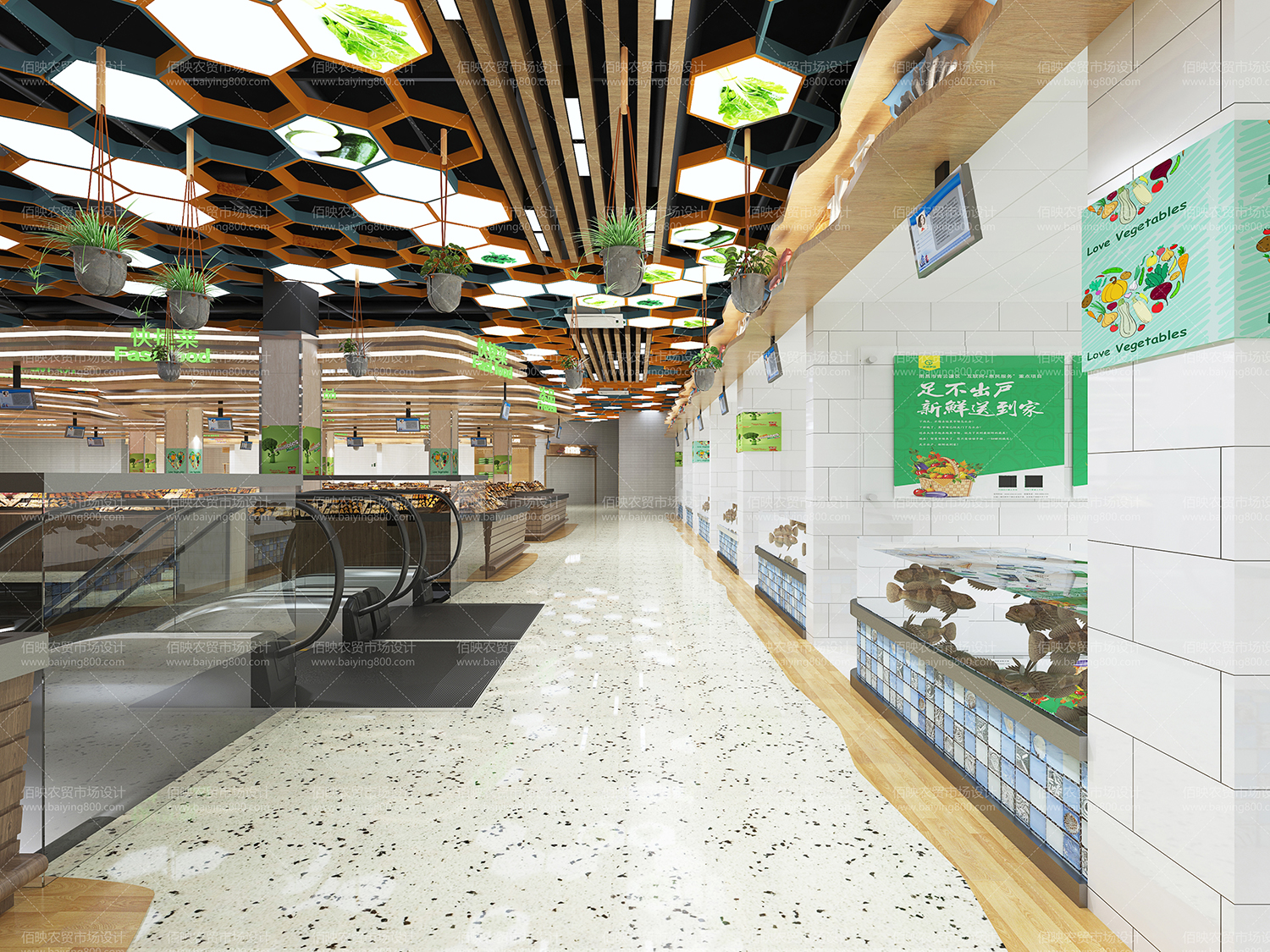 農貿市場設計改造--市場出入時的規劃依據