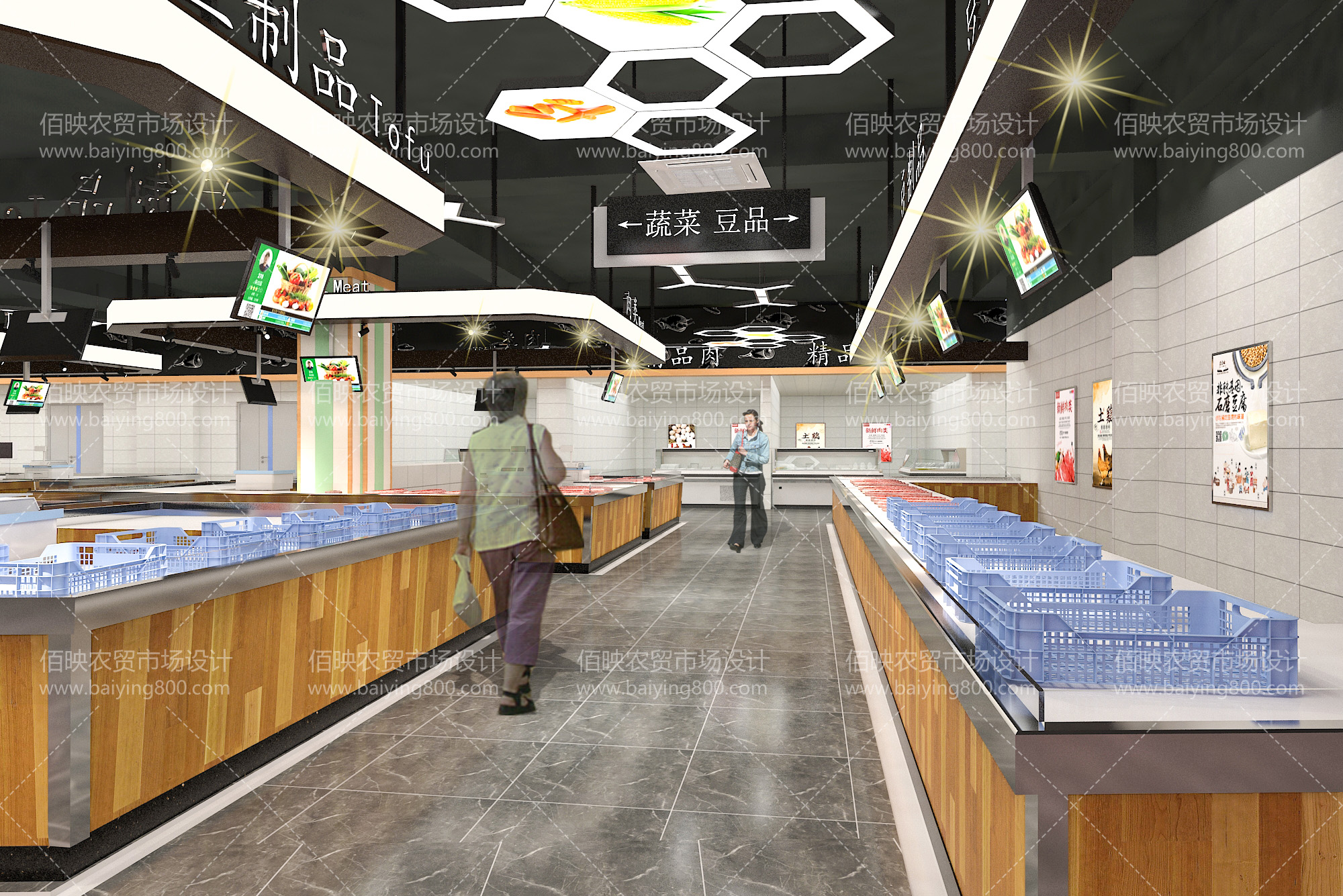 傳統菜市場設計改造，如何去告別臟亂差呢？