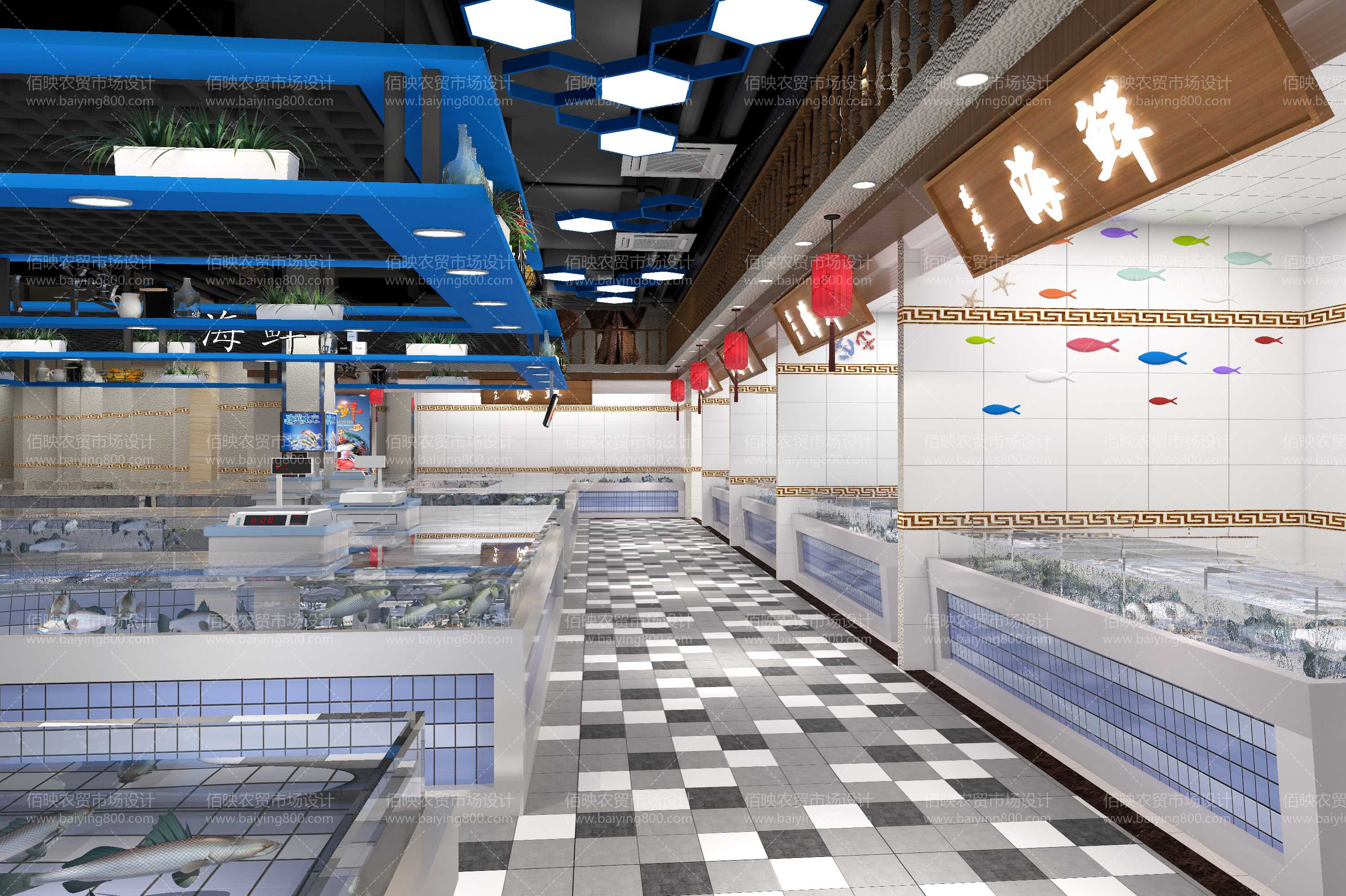 農貿市場改造設計，構建多元化智慧市場