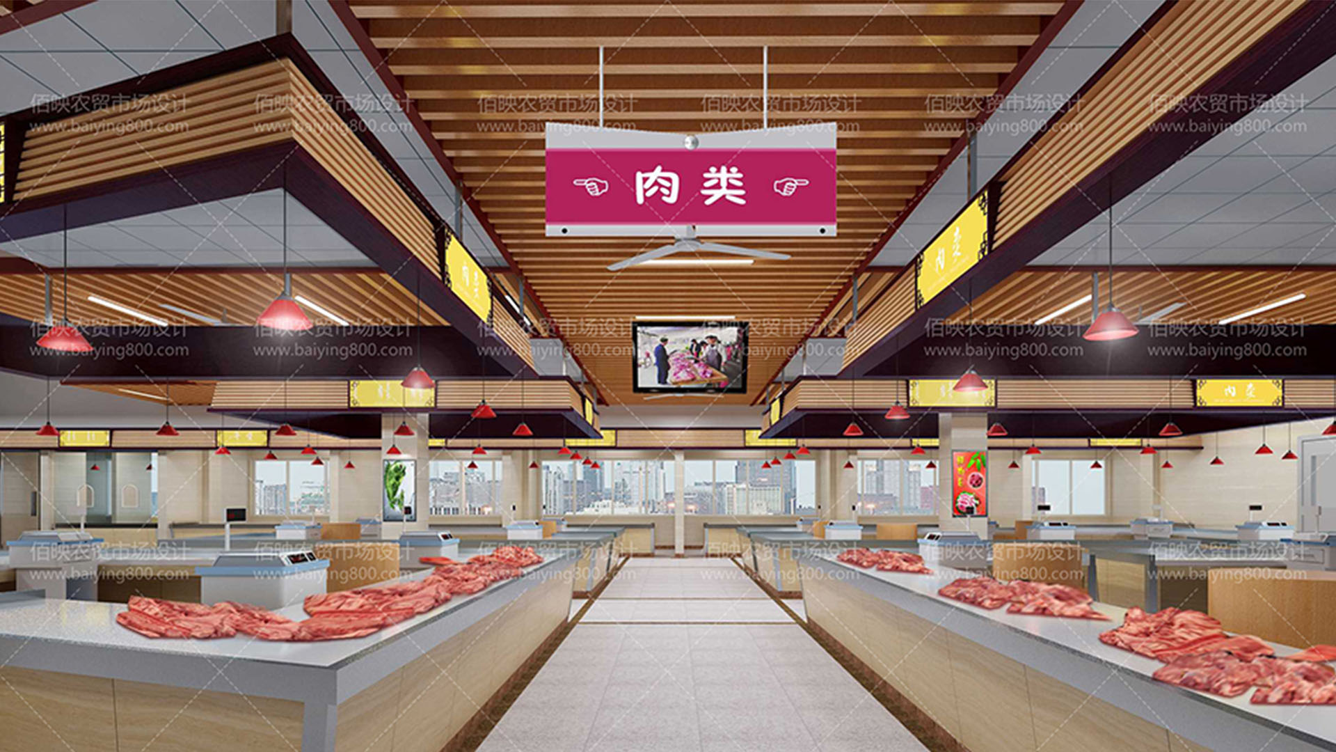 菜市場提升改造，整體風格煥然一新