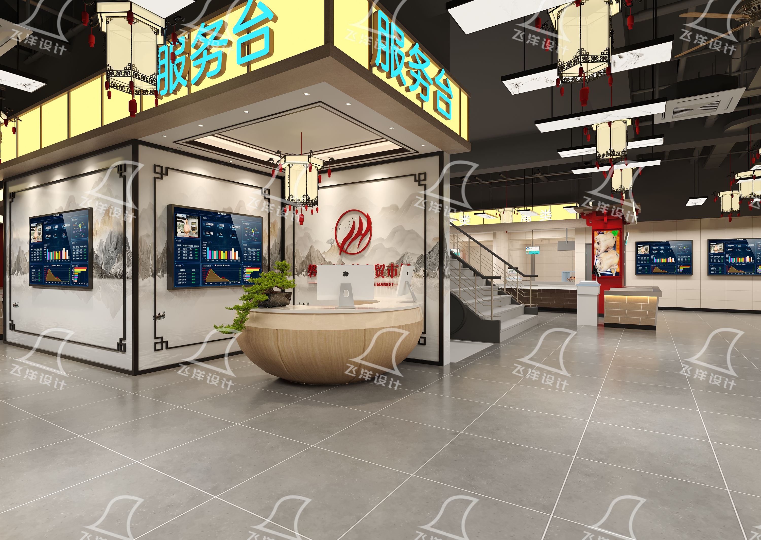 設計案例：柳州磐龍府農貿市場設計