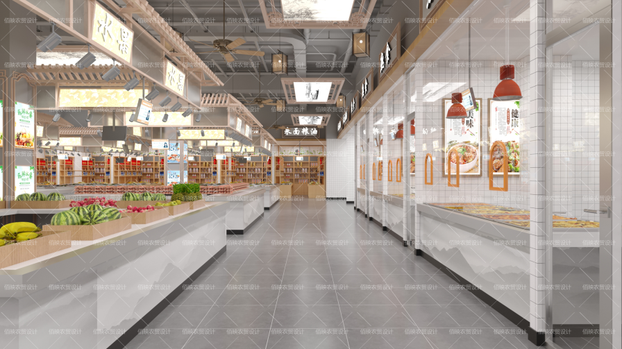 繁花似錦、色彩艷麗——農(nóng)貿(mào)市場(chǎng)環(huán)境色彩設(shè)計(jì)