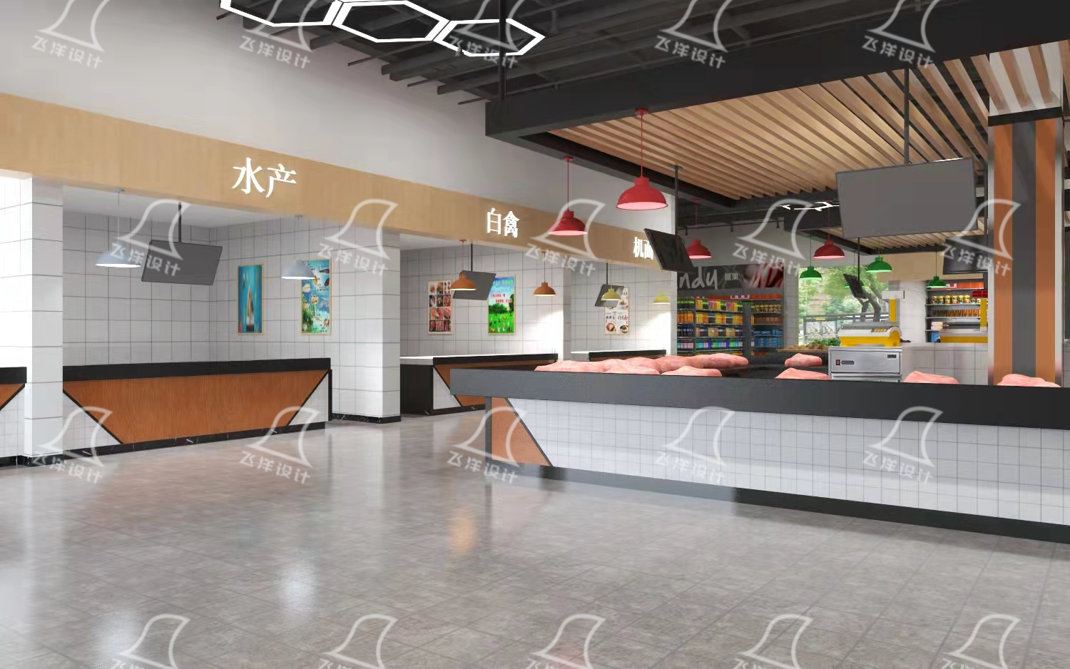 菜市場設計熟食攤位規范與要點