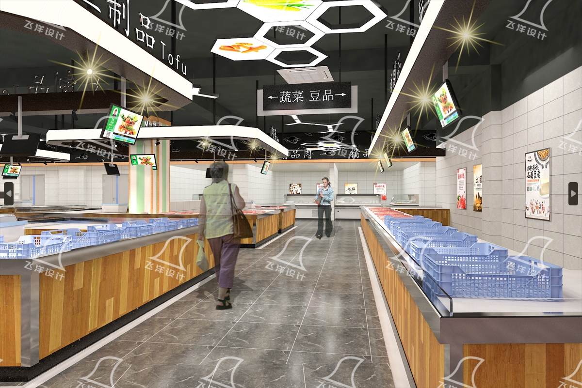 農貿市場規劃設計：業態的分布與搭配