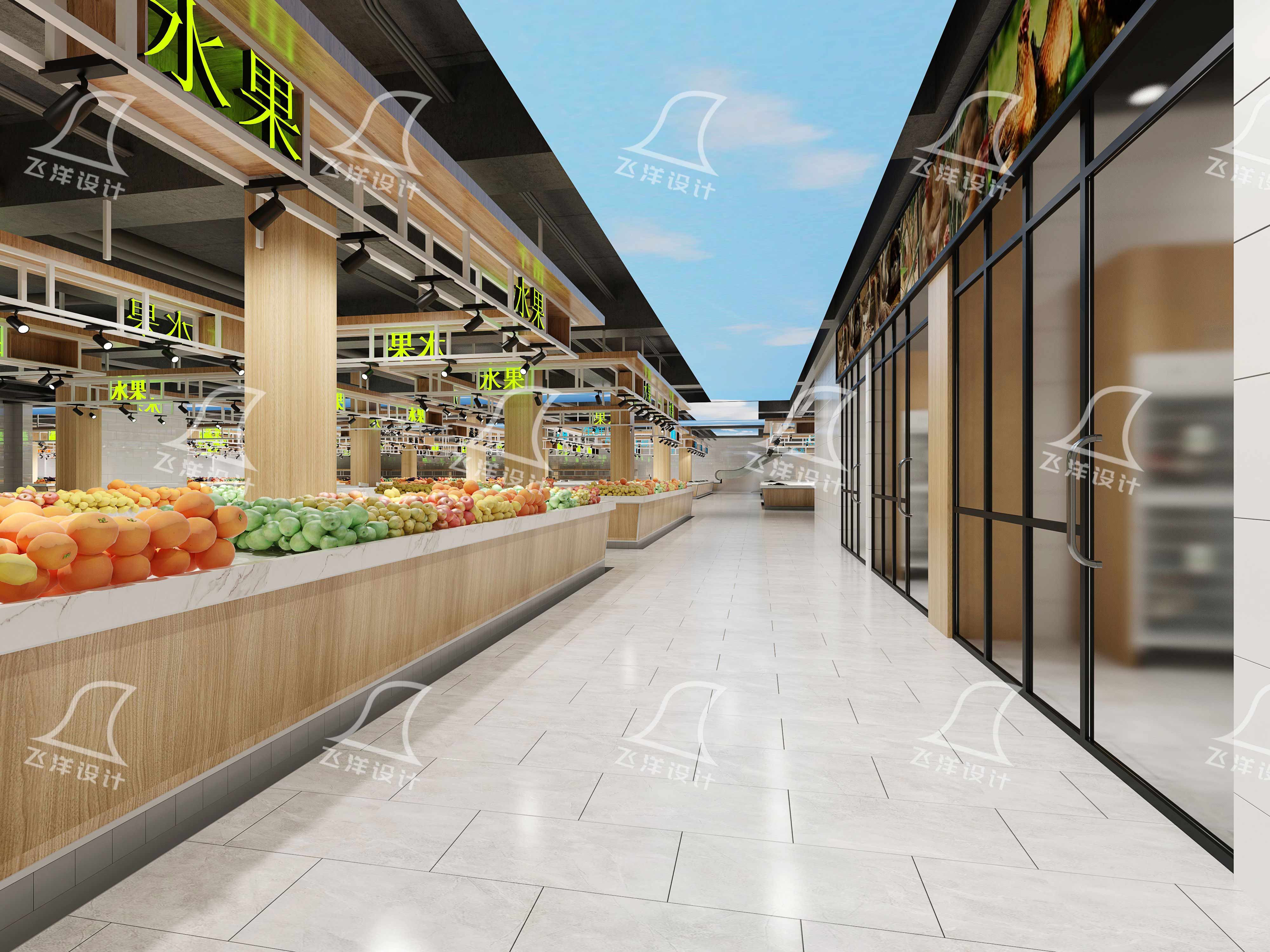 工業風格菜市場設計的獨特之處在哪里？